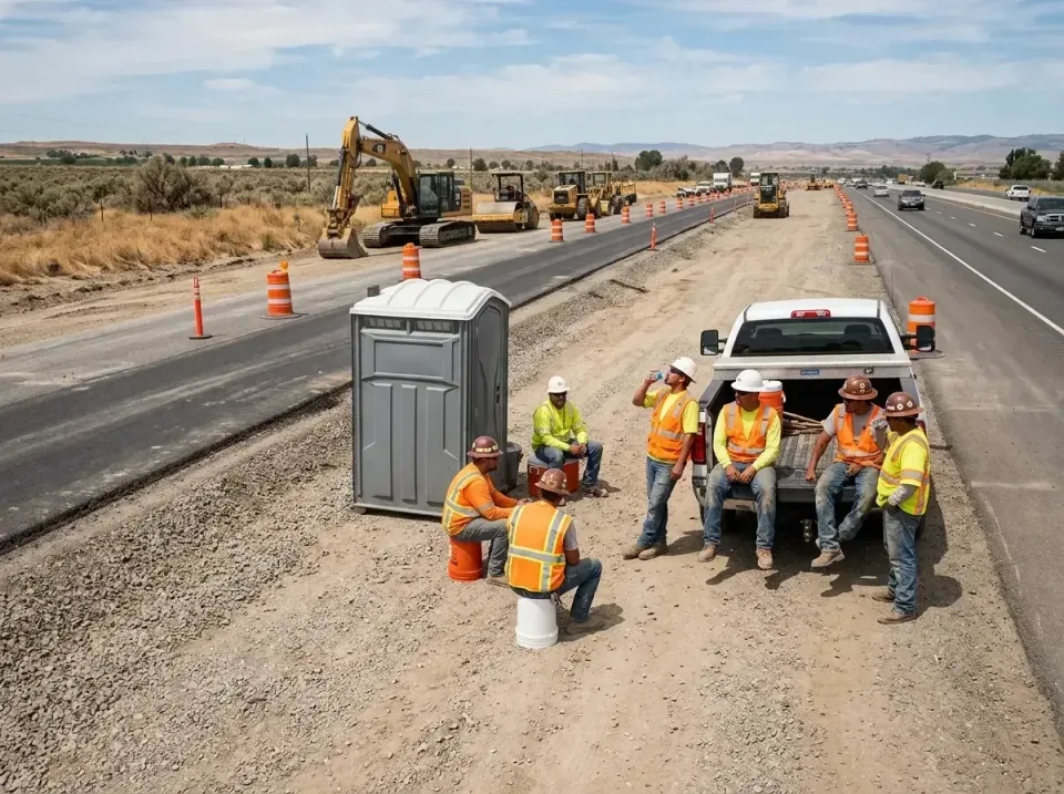 highway-road-construction-crew-007 — frequently asked questions, Porta Potty and Restroom Rentals in Fairfax, CA